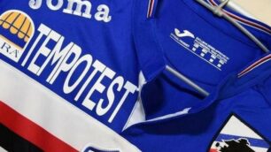 La nuova maglia della Sampdoria targata Tempotest