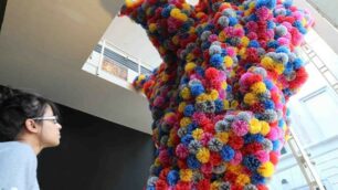 Un’installazione alla Biennale giovani di Monza