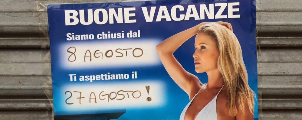 Negozi chiusi per ferie a Monza: meno del solito