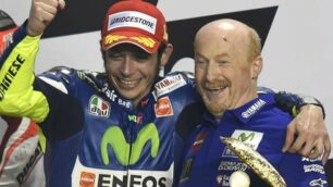 Valentino Rossi con Silvano Galbusera