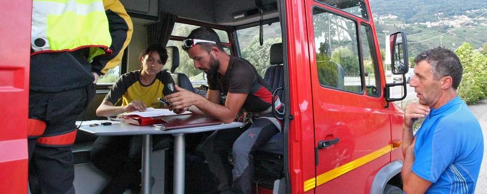 Le ricerche dell’elicottero scomparso in Valtellina