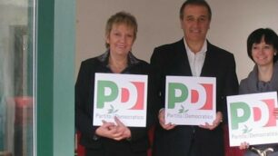 L’ianugurazione della sede del Pd di Besana Brianza, nel 2010