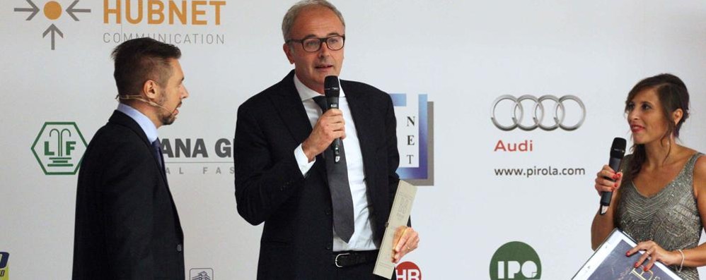 Monza, Premi BtoB 2015: Nicola Colombo, Cogefin, premiato nella categoria Grande impresa