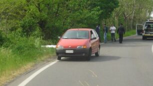 Un’immagine di via per Cesate dove è accaduto l’incidente