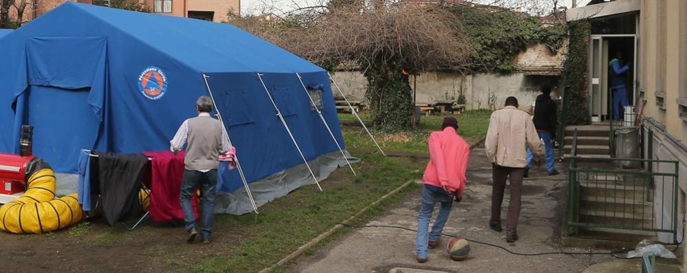 Monza, profughi al Centro di via Spallanzani