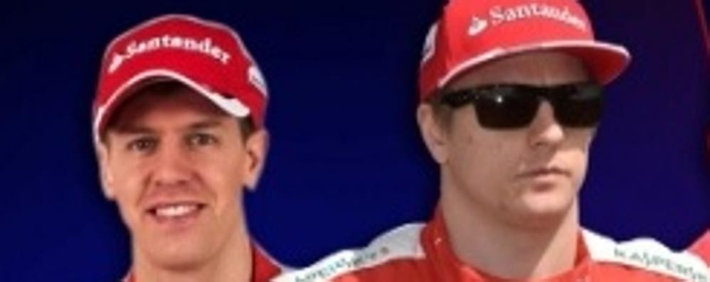 Sebastian Vettel e Kimi Raikkonen