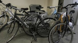 Biciclette recuperate dalla polizia locale di Monza