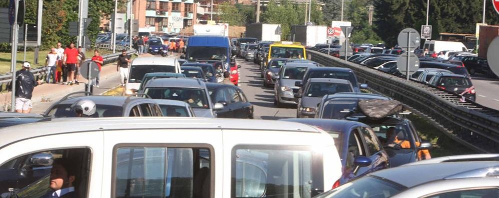 Traffico per il Gran premio