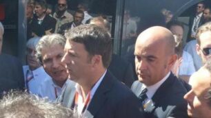 Matteo Renzi all’autodromo