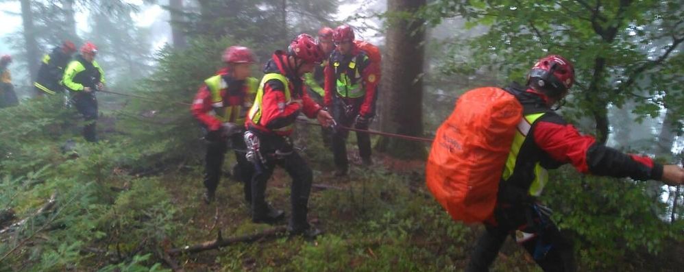 Soccorso alpino al lavoro