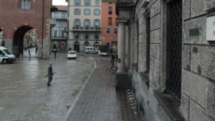 La piazza Roma dove è avvenuto l’arresto del monzese