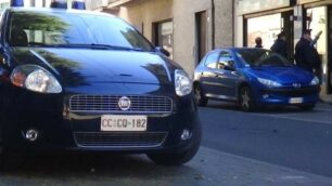 Sul posto sono arrivati i carabinieri