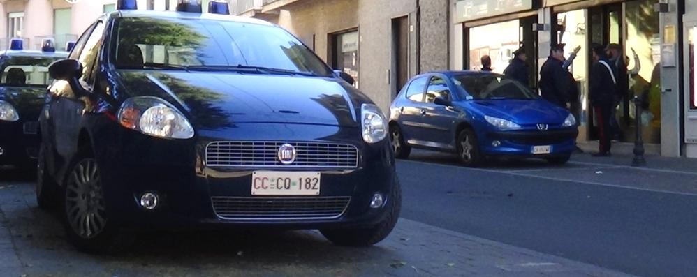 Sul posto sono arrivati i carabinieri