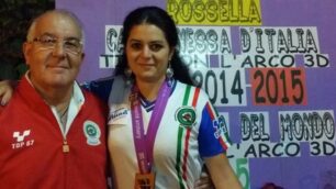 Monza, Rossella Bertoglio col tecnico Giacomo Franzoni