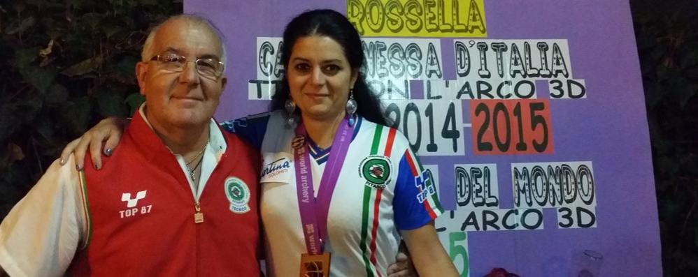 Monza, Rossella Bertoglio col tecnico Giacomo Franzoni