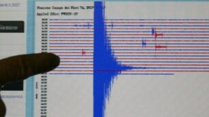 Monza, il sismografo che indica l'intensità del terremoto