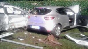Le auto coinvolte nell’incidente di Seveso