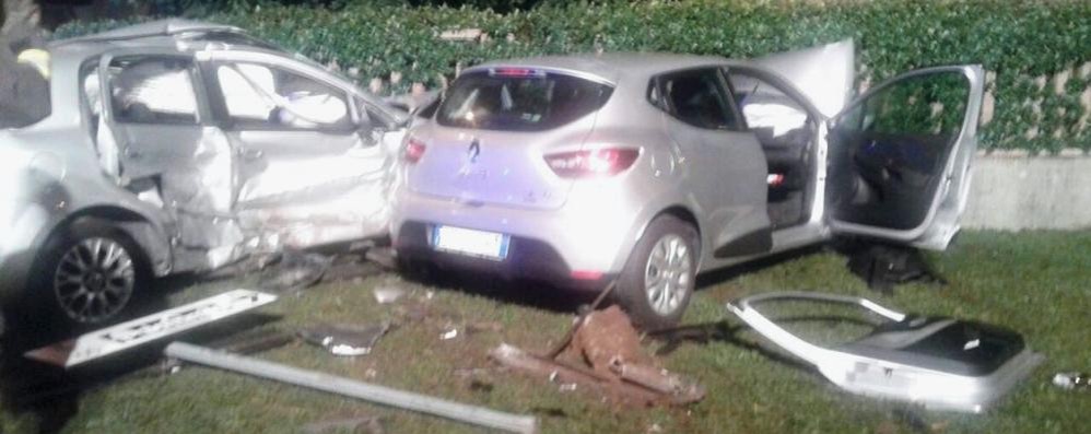 Le auto coinvolte nell’incidente di Seveso