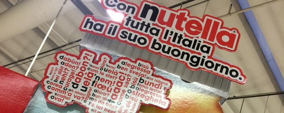 Le nuove etichette in dialetto di Nutella