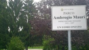 L’assessore di Gino Meda, Ambrogio Mauri, oggi ha un parco intitolato a lui