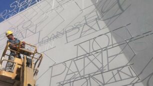 La preparazione del padiglione di Città del Vaticano a Expo 2015