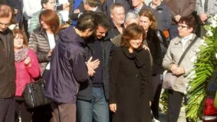 Il funerale di Alfio Vittorio Molteni, l’architetto ucciso davanti a casa a Carugo