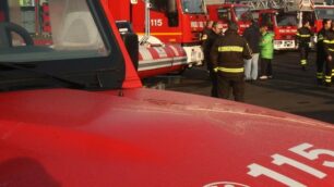 Provvidenziale intervento dei vigili del fuoco di Monza