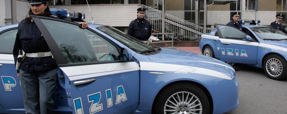 Le volanti del commissariato di Monza che Ramona Passoni ha guidato per due anni