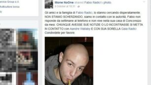 L’appello su Facebook per ritrovare il ragazzo di Concorezzo