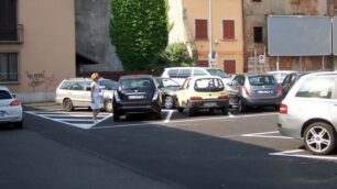 Seregno, il parcheggio in superficie di via Quarto dei Mille