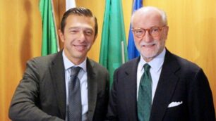 Il vicepresidente e il presidente di Assolombarda Milano Monza Brianza, Andrea Dell’Orto e Gianfelice Rocca