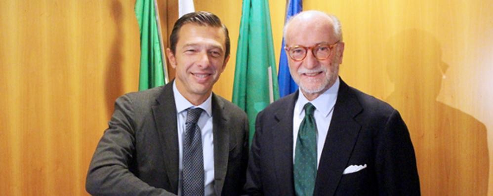Il vicepresidente e il presidente di Assolombarda Milano Monza Brianza, Andrea Dell’Orto e Gianfelice Rocca