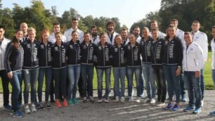 Monza, il Gi Group Team alla presentazione insieme alla Saugella