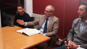 Calcio, la conferenza stampa a Monzello: il ds Antonelli, il presidente del Monza Nicola Colombo, mister Delpiano