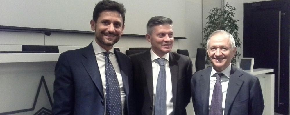I relatori del convegno: Maione (Morgan Stanley), Mauri e Ruini (Banca Generali)