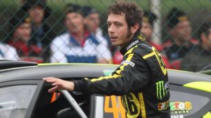 Valentino Rossi nell’edizione 2014 del Rally