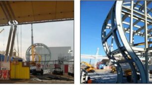 Il padiglione dell’Ungheria che ha visto lavorare gli operai della Redaelli costruzioni di Concorezzo