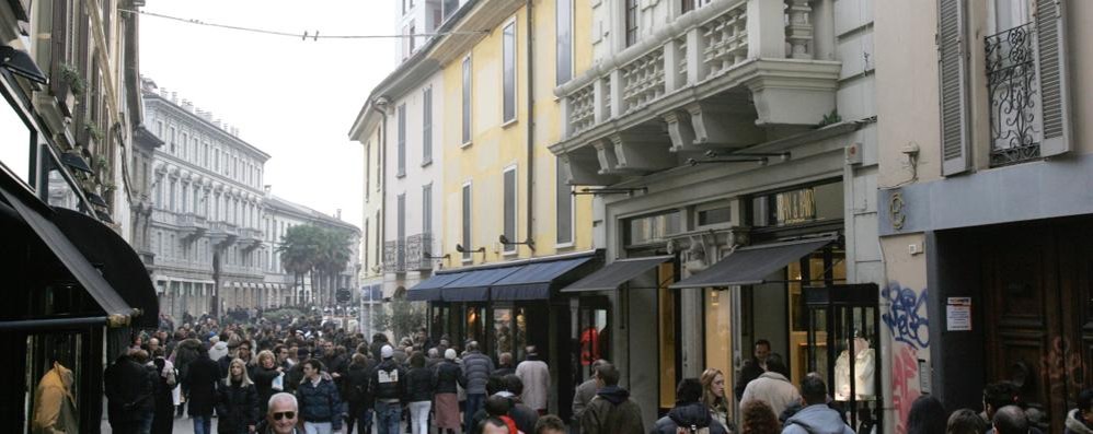 Via Italia a Monza