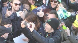 Bagno di folla per Valentino Rossi al Monza Rally Show