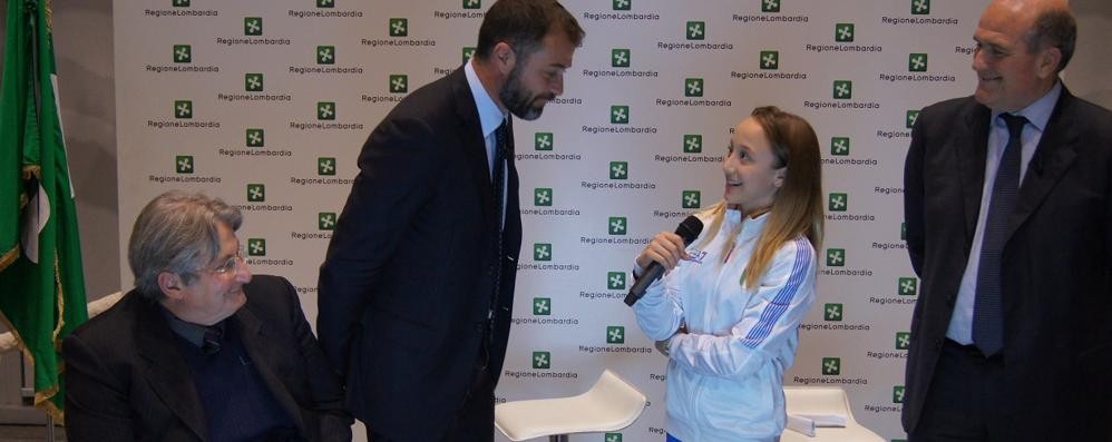 I talenti dello sport premiati in Regione Lombardia: Martina Maggio