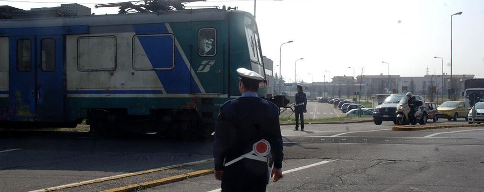 Il treno a Curno