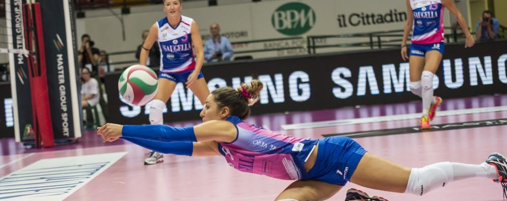 Volley, Saugella in ricezione