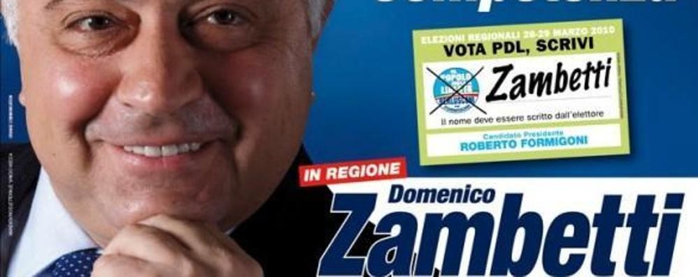 Chiesti dieci anni di carcere per Domenico Zambetti
