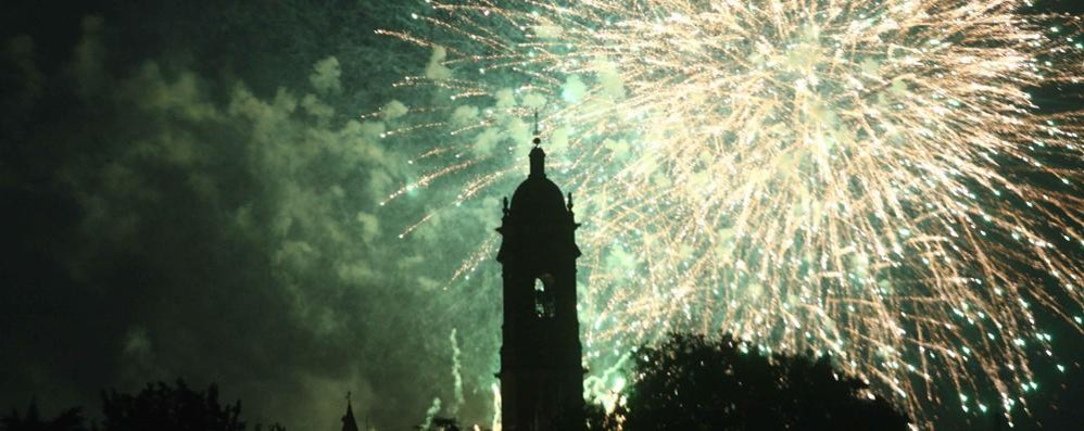 Fuochi d’’artificio a Monza