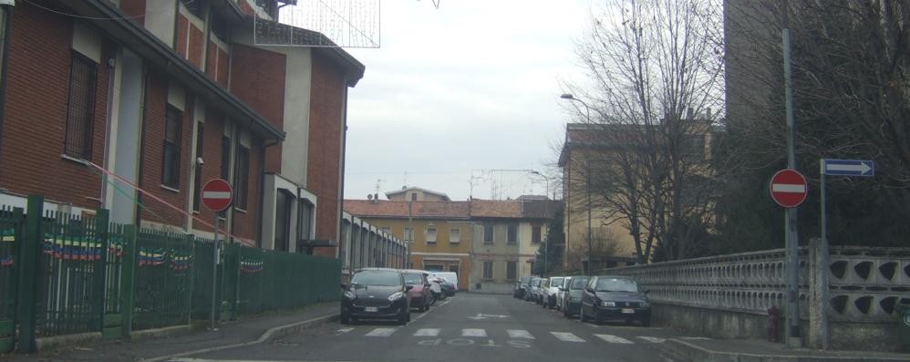 Via Papa Giovanni XXIII, la strada dove è avvenuto il  furto