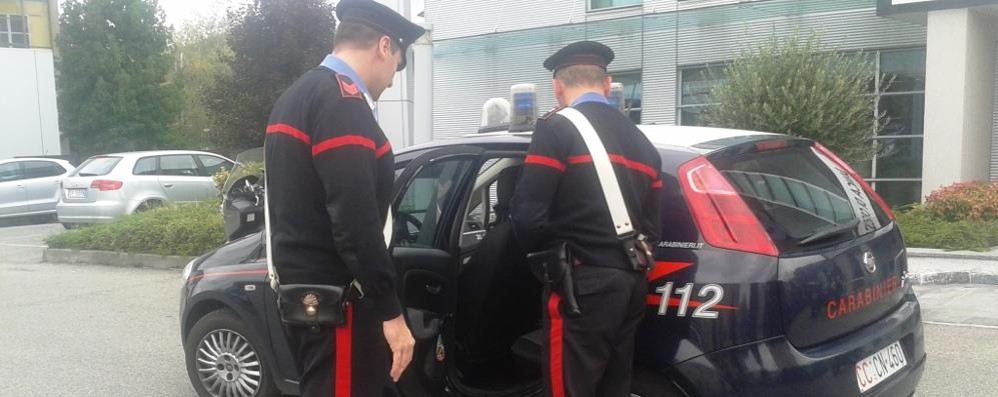 Un controllo dei carabinieri