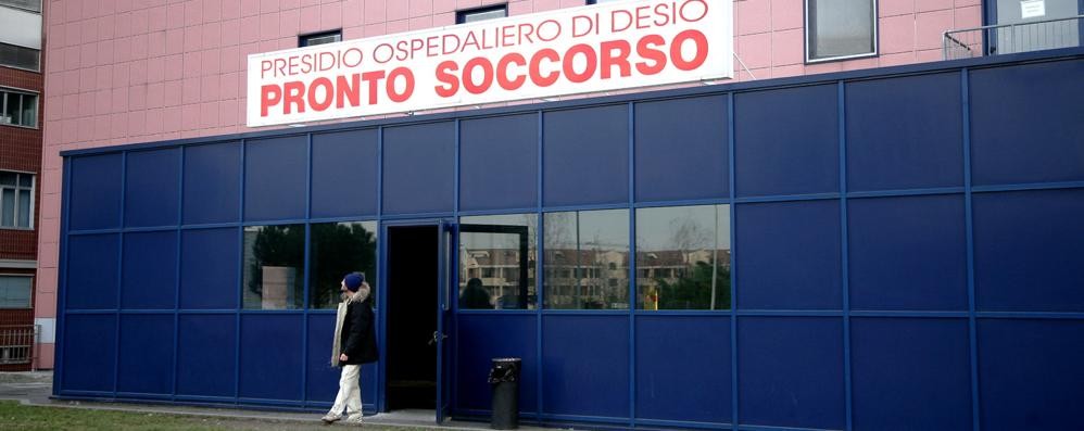 Il pronto soccorso dell'ospedale di Desio