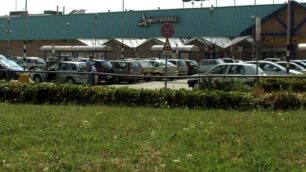 Il centro commerciale di Giussano dove è avvenuta l’aggressione