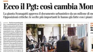 La prima pagina del Cittadino di giovedì  10 dicembre