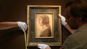 La Bella Principessa di Leonardo da Vinci alla Villa reale di Monza